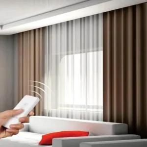Curtains with remote control